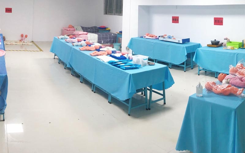 保育師育嬰師教室一角